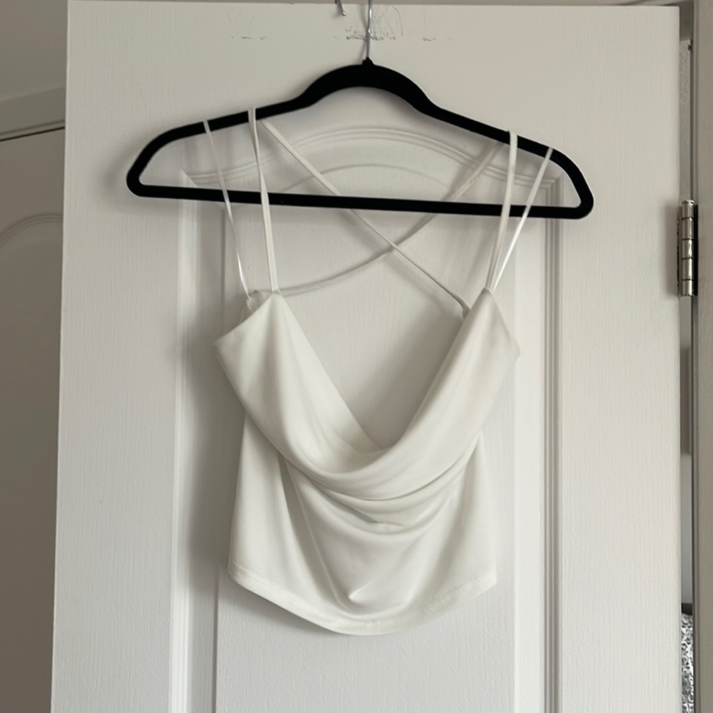 White Strappy Zara Top